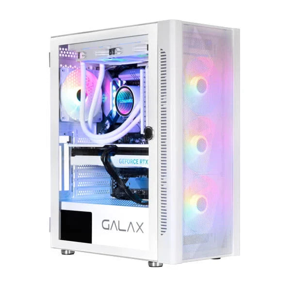 GALAX Revolution-06 Mesh RGB ATX Mid Tower Cabinet (White) - Byte Baazar