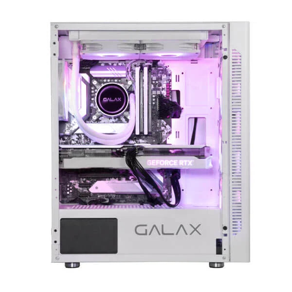 GALAX Revolution-06 Mesh RGB ATX Mid Tower Cabinet (White) - Byte Baazar