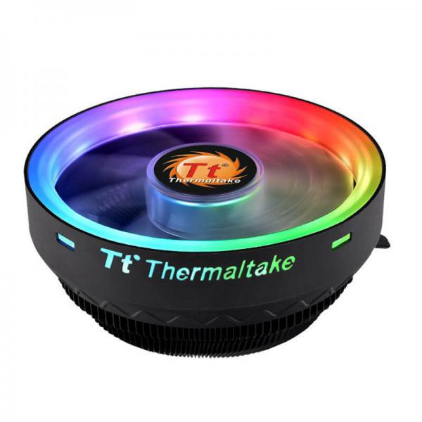 THERMALTAKE UX100 ARGB Lighting Single Tower CPU Air Cooler (Black) - Byte Baazar