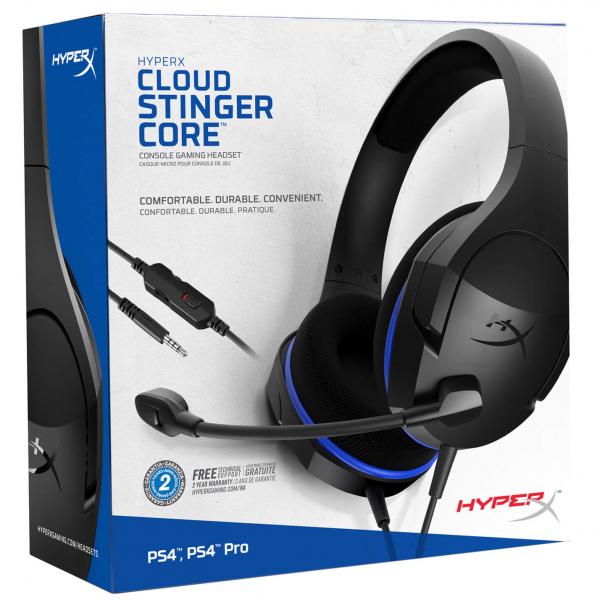 HYPERX Cloud Stinger Core Gaming Headphone (Black) (PlayStation) - Byte Baazar