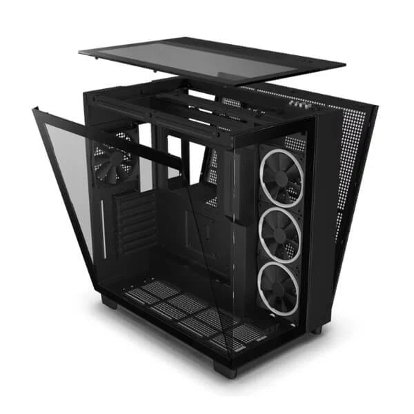 NZXT H9 Elite ATX Mid Tower Cabinet (Black) - Byte Baazar