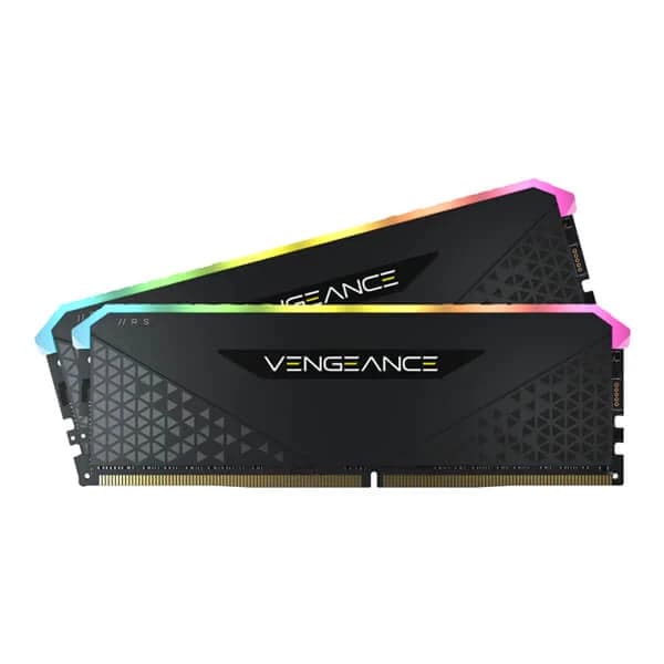 CORSAIR Vengeance RGB 32GB ( 16GB x 2 ) 5600MHz DDR5 RAM ( Black ) - Byte Baazar