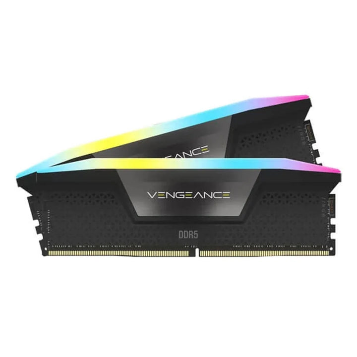 CORSAIR Vengeance RGB 32GB ( 16GB x 2 ) 6000MHz DDR5 RAM (Black) - Byte Baazar