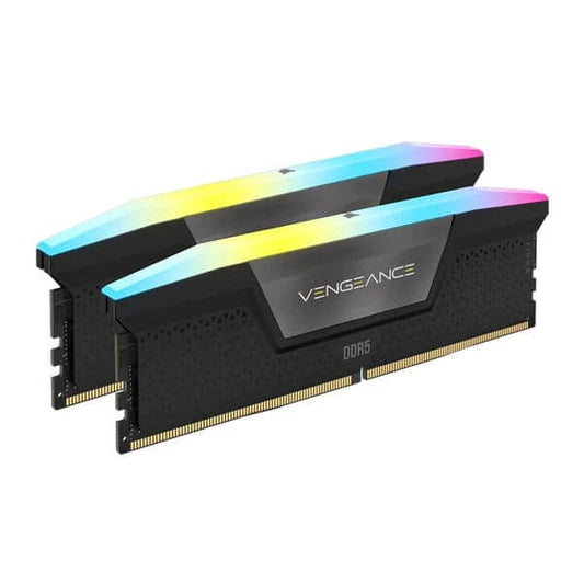 CORSAIR Vengeance RGB 64GB ( 32GBx2 ) 5200MHz DDR5 RAM - Byte Baazar