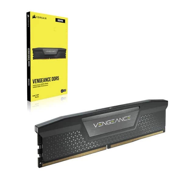 CORSAIR Vengeance 32GB ( 16GB x 2 ) DDR5 6000MHz RAM ( Black ) - Byte Baazar