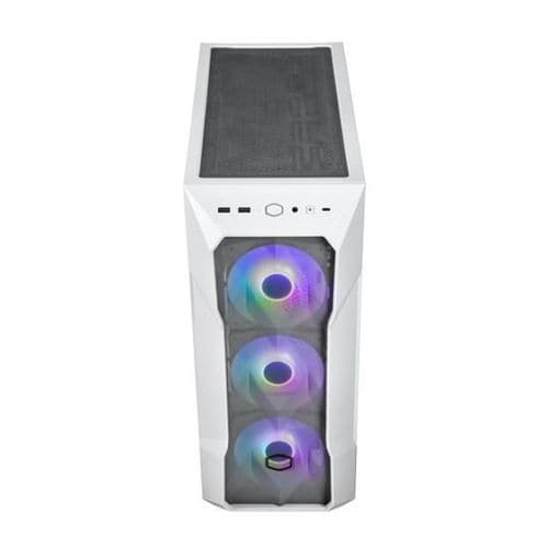 COOLER MASTER Masterbox TD500 Mesh V2 EATX Mid Tower Cabinet (White) - Byte Baazar