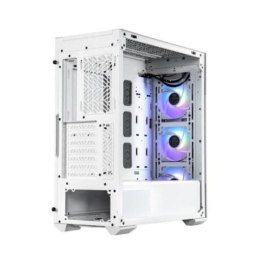 COOLER MASTER Masterbox TD500 Mesh V2 EATX Mid Tower Cabinet (White) - Byte Baazar