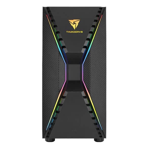 AEROCOOL Cronus ARGB EATX Mid Tower Cabinet (Black) - Byte Baazar