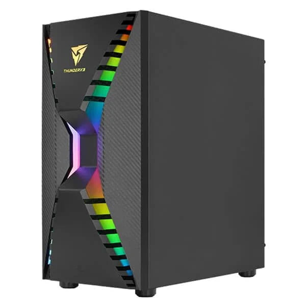 AEROCOOL Cronus ARGB EATX Mid Tower Cabinet (Black) - Byte Baazar