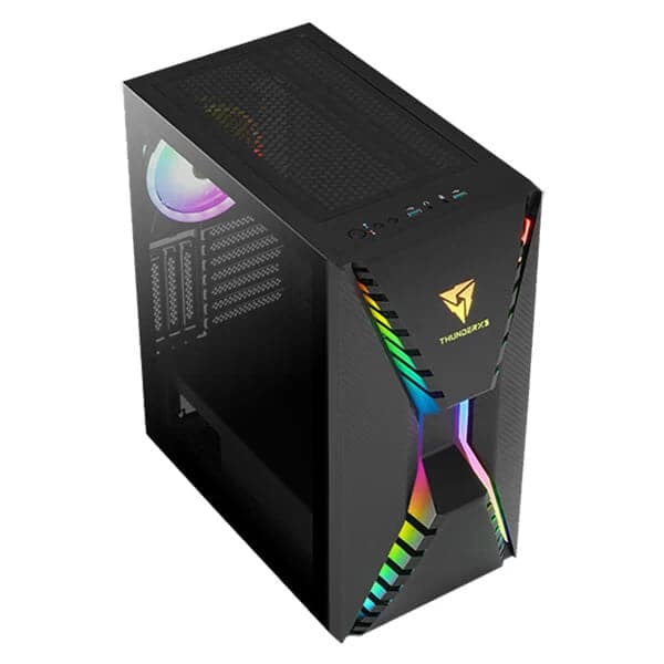 AEROCOOL Cronus ARGB EATX Mid Tower Cabinet (Black) - Byte Baazar