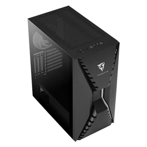 AEROCOOL Cronus ARGB EATX Mid Tower Cabinet (Black) - Byte Baazar