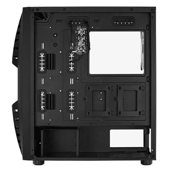 AEROCOOL Cronus ARGB EATX Mid Tower Cabinet (Black) - Byte Baazar