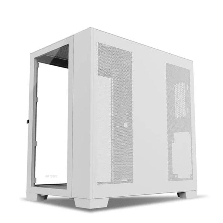 ANT ESPORTS Crystal XL ARGB ATX Mid Tower Cabinet (White) - Byte Baazar