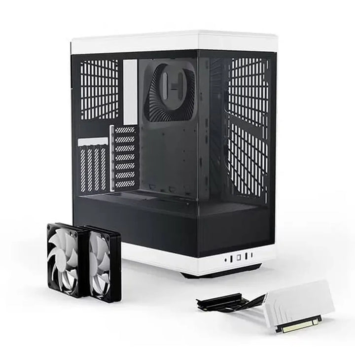 HYTE Y40 ATX Mid Tower Cabinet (Black/White) - Byte Baazar