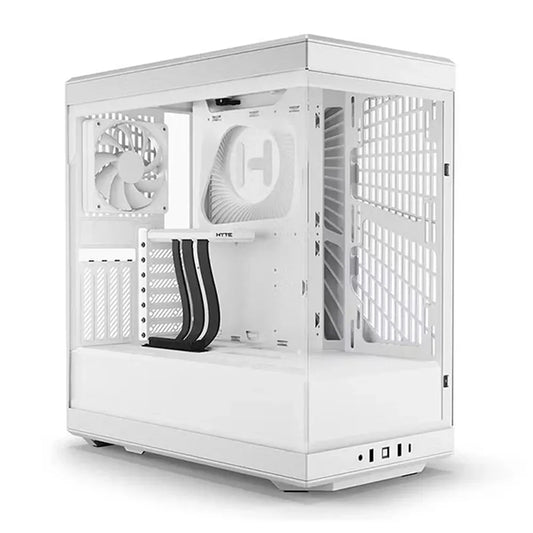 HYTE Y40 ATX Mid Tower Cabinet (White) - Byte Baazar