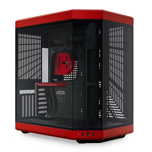 HYTE Y70 E-ATX Mid Tower Cabinet (Black / Red ) - Byte Baazar