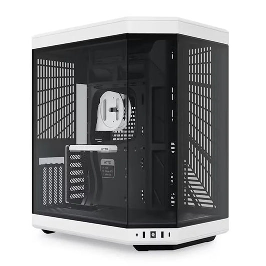 HYTE Y70 E-ATX Mid Tower Cabinet (Black / White) - Byte Baazar