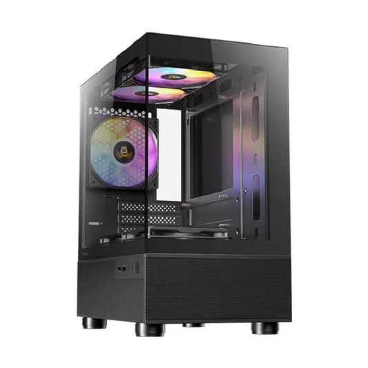 ANTEC CX200M RGB Elite MATX Mini Tower Cabinet (Black) - Byte Baazar