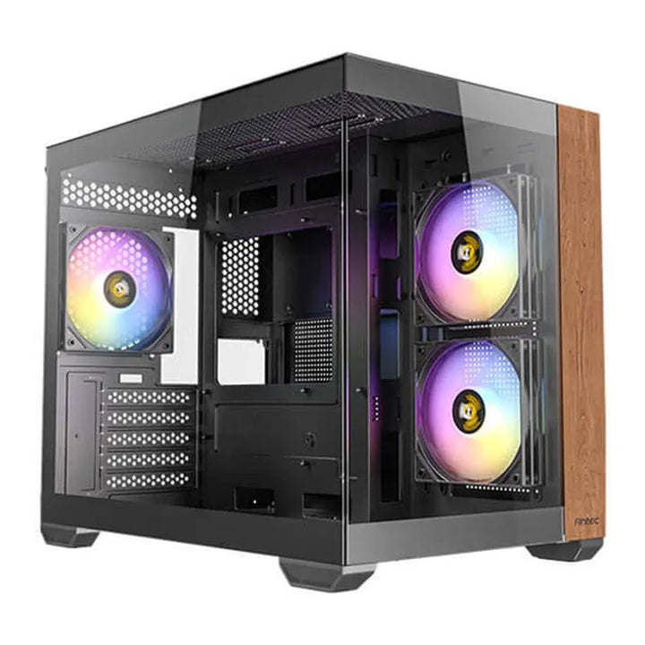 ANTEC CX600M Wood ARGB Mid Tower Cabinet ( Black ) - Byte Baazar