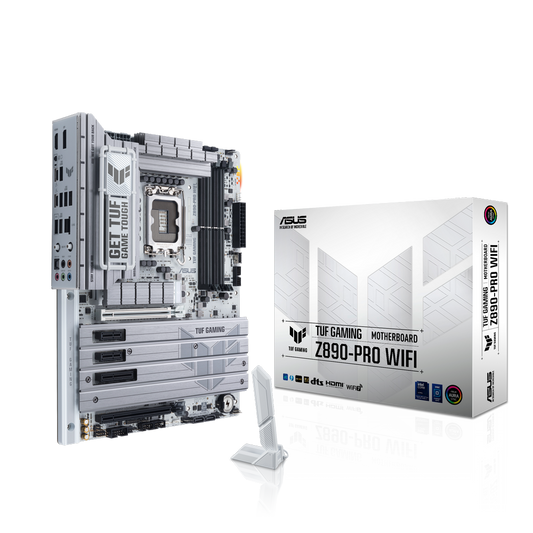 ASUS TUF Gaming Z890 Pro Wifi DDR5 Intel Motherboard ( White ) - Byte Baazar