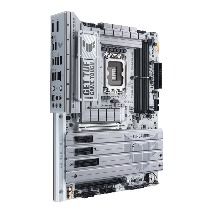 ASUS TUF Gaming Z890 Pro Wifi DDR5 Intel Motherboard ( White ) - Byte Baazar