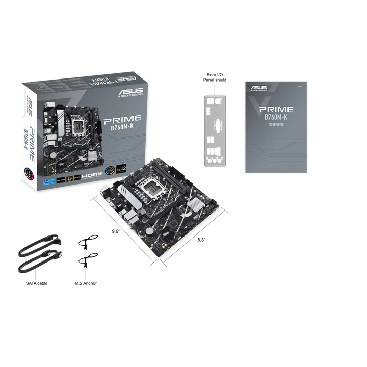 ASUS Prime B760M-K DDR5 Intel Motherboard - Byte Baazar