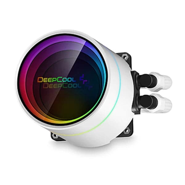 DEEPCOOL Castle 360EX ARGB 360mm CPU Liquid Cooler (White) - Byte Baazar