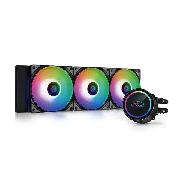 DEEPCOOL Gammaxx L360 ARGB 360mm CPU Liquid Cooler (Black) - Byte Baazar