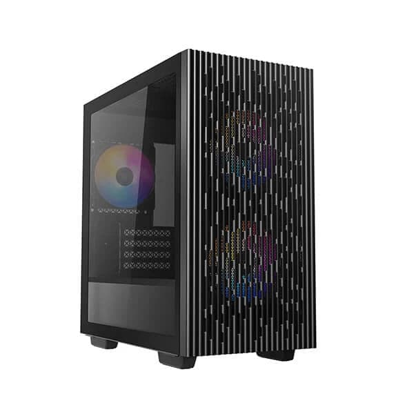 DEEPCOOL Matrexx 40 3FS MATX LED Mini Tower Cabinet (Black) - Byte Baazar