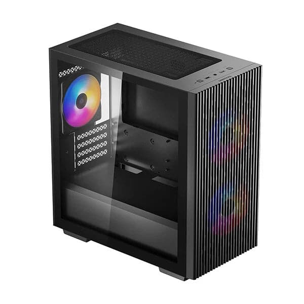 DEEPCOOL Matrexx 40 3FS MATX LED Mini Tower Cabinet (Black) - Byte Baazar