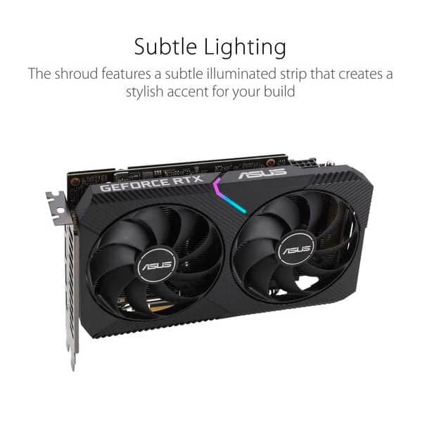 ASUS Dual GeForce RTX 3060 Dual OC V2 LHR 12GB Nvidia Graphic Card - Byte Baazar