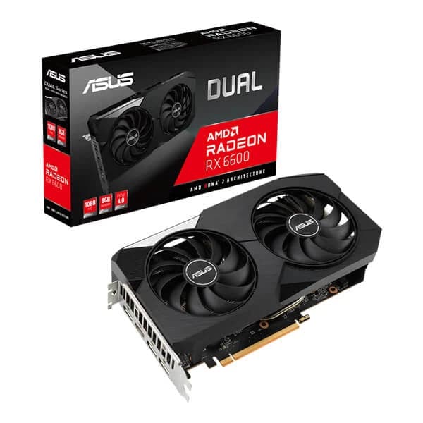 ASUS Dual Radeon RX 6600 8GB AMD Graphic Card - Byte Baazar