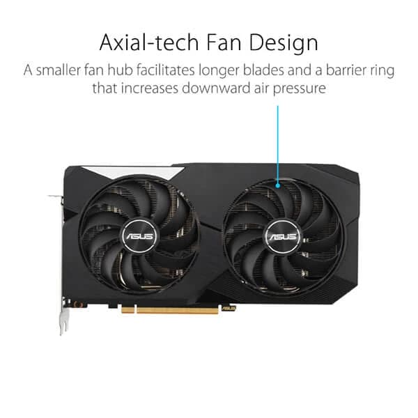 ASUS Dual Radeon RX 6600 8GB AMD Graphic Card - Byte Baazar