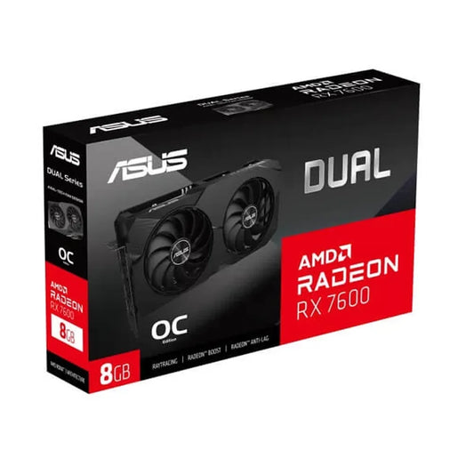 ASUS Dual Radeon RX 7600 OC Edition 8GB AMD Graphic Card - Byte Baazar