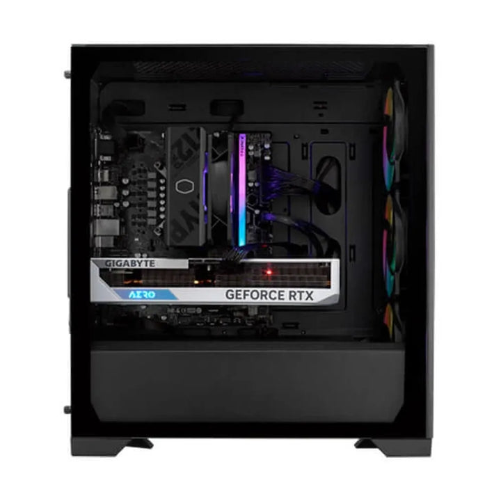 COOLER MASTER Elite 301 ARGB MATX Mini Tower Cabinet (Black) - Byte Baazar