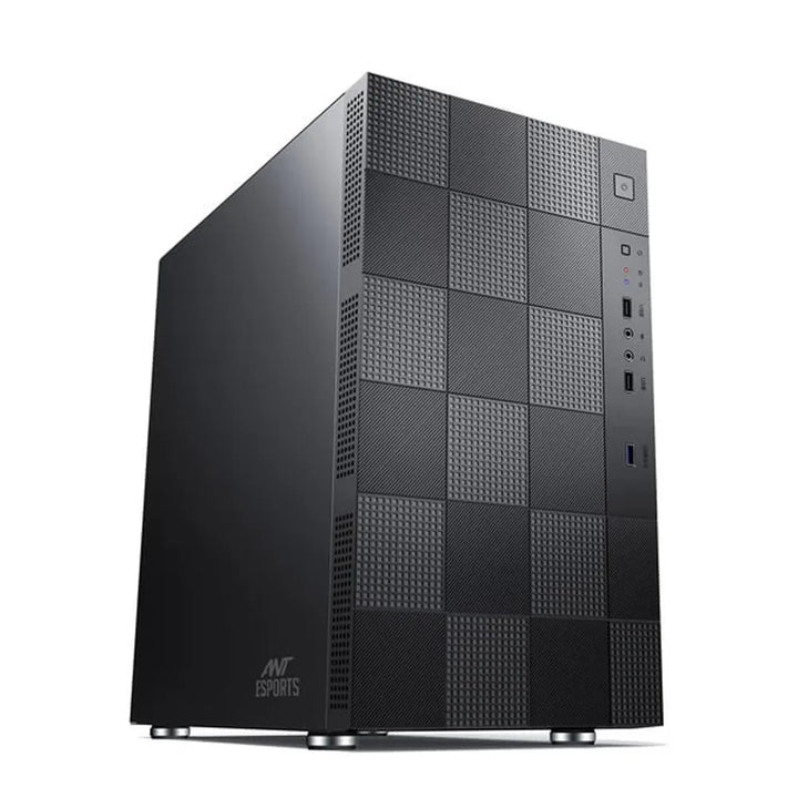 ANT ESPORTS Elite 1000 PS M-ATX Mid Tower Cabinet (Black) - Byte Baazar