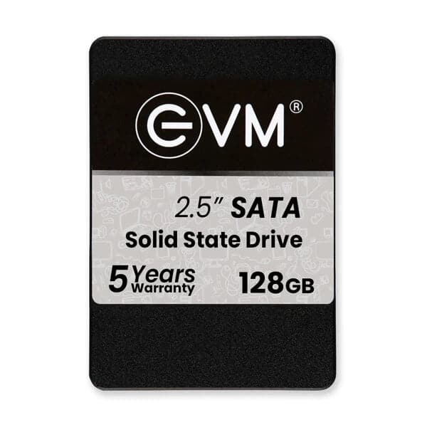 EVM 128GB 2.5 SATA SATA 3 Internal Solid State Drive (SSD) - Byte Baazar