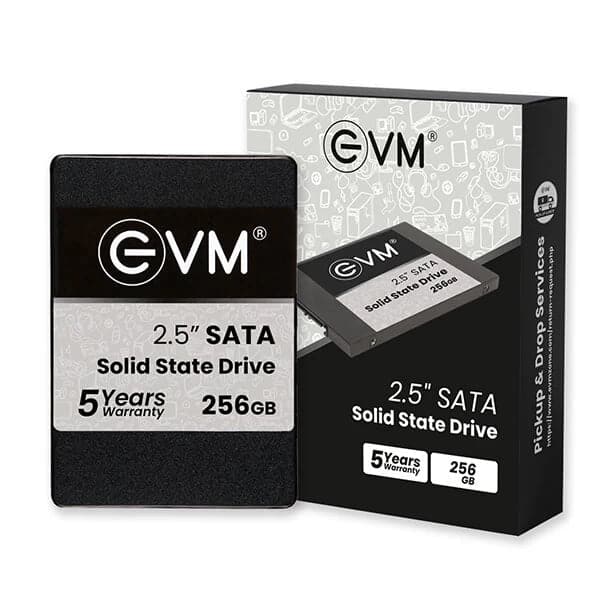 EVM 256GB 2.5 SATA SATA 3 Internal Solid State Drive (SSD) - Byte Baazar