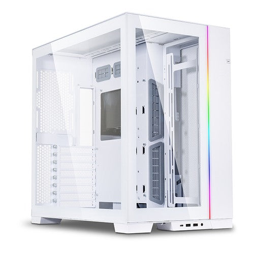 LIAN LI O11 Dynamic EVO RGB EATX Mid Tower Cabinet (White) - Byte Baazar