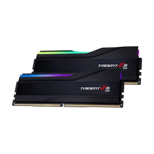 G.SKILL Trident Z5 RGB 32GB ( 16GBx2 ) 5200MHz DDR5 RAM ( Matte Black ) - Byte Baazar