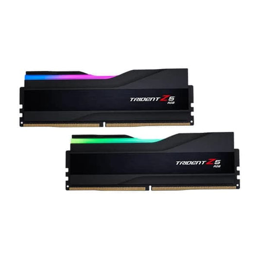 G.SKILL Trident Z5 RGB 32GB ( 16GBx2 ) 5200MHz DDR5 RAM ( Matte Black ) - Byte Baazar