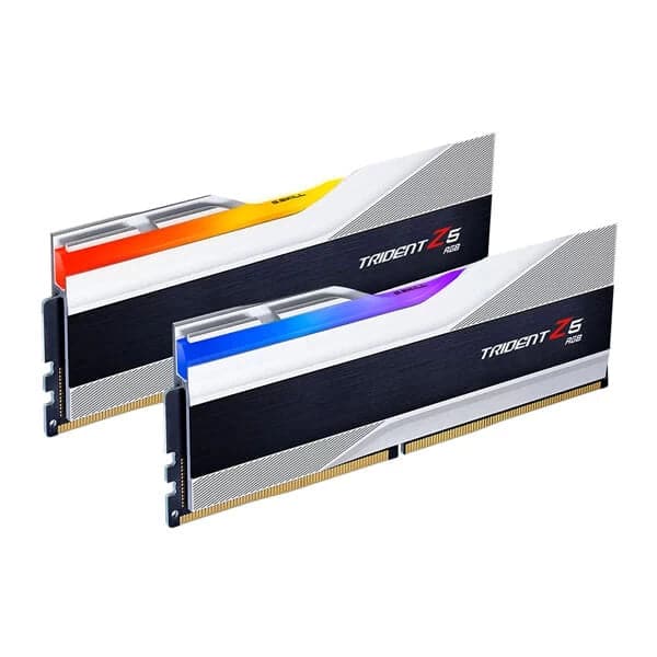 G.SKILL Trident Z5 RGB 64GB ( 32GBx2 ) 6000MHz DDR5 RAM ( Metallic Silver ) - Byte Baazar