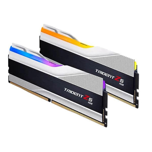 G.SKILL Trident Z5 RGB 64GB ( 32GBx2 ) 6000MHz DDR5 RAM ( Metallic Silver ) - Byte Baazar