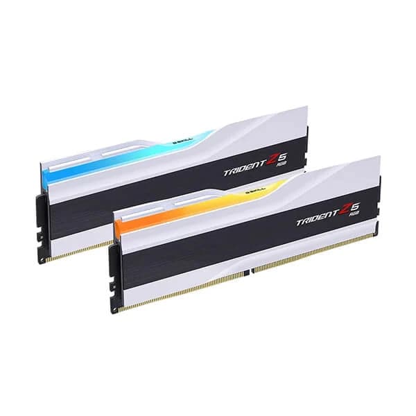 G.SKILL Trident Z5 RGB 32GB ( 16GBx2) DDR5 6000MHz RAM (Matte White) - Byte Baazar