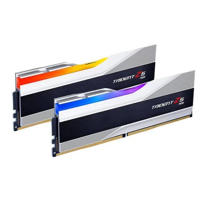 G.SKILL Trident Z5 RGB 32GB ( 16GBx2 ) 7200MHz DDR5 RAM ( Metallic Silver ) - Byte Baazar