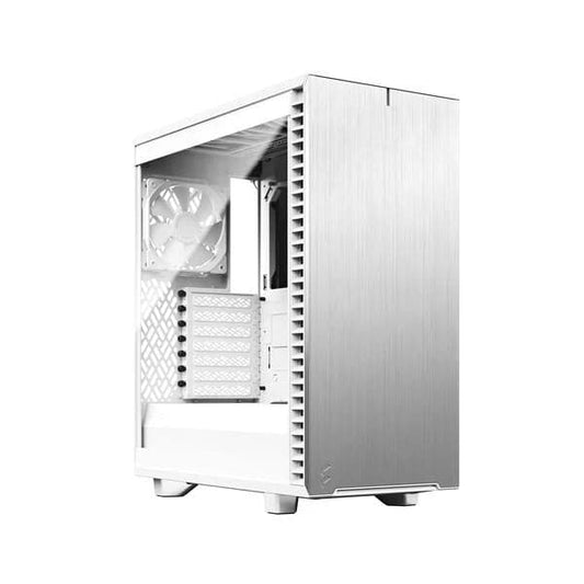 FRACTAL DESIGN Define 7 Compact Clear ATX Mid Tower Cabinet (White) - Byte Baazar