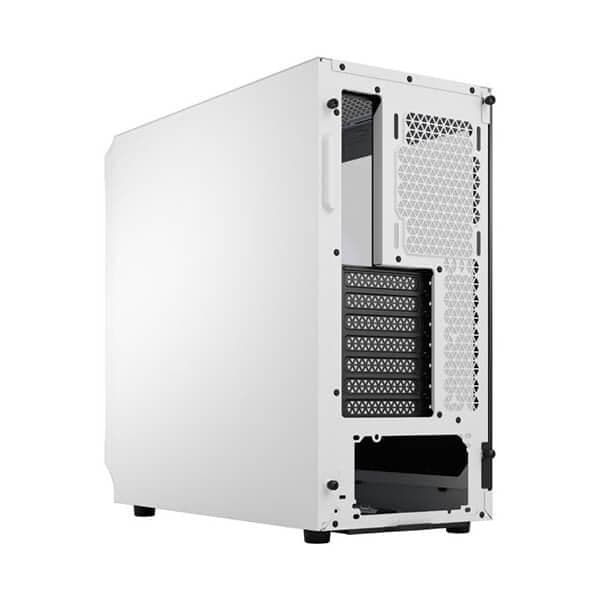 FRACTAL DESIGN Focus 2 Mesh RGB Clear Tint ATX Mid Tower Cabinet (White) - Byte Baazar