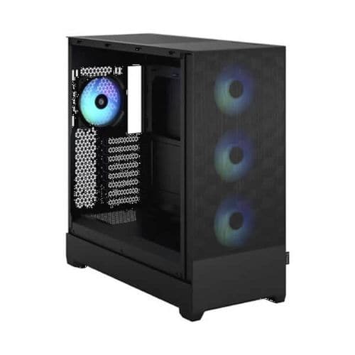 FRACTAL DESIGN Pop XL Air RGB Clear Tint EATX Mid Tower Cabinet (Black) - Byte Baazar