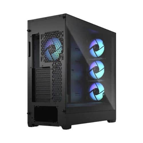 FRACTAL DESIGN Pop XL Air RGB Clear Tint EATX Mid Tower Cabinet (Black) - Byte Baazar