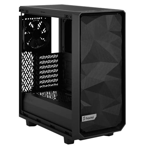 FRACTAL DESIGN Meshify 2 Compact Solid ATX Mid Tower Cabinet (Black) - Byte Baazar